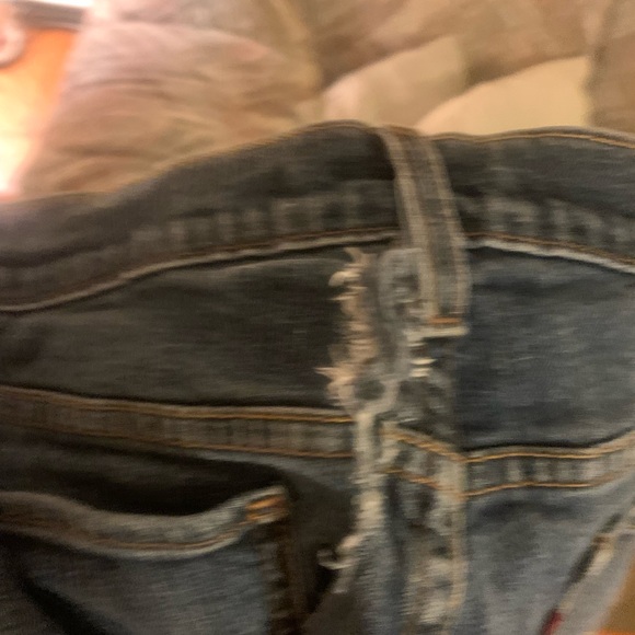 Levi's Dark Blue Boot Cut Jeans - Picture 2 of 2